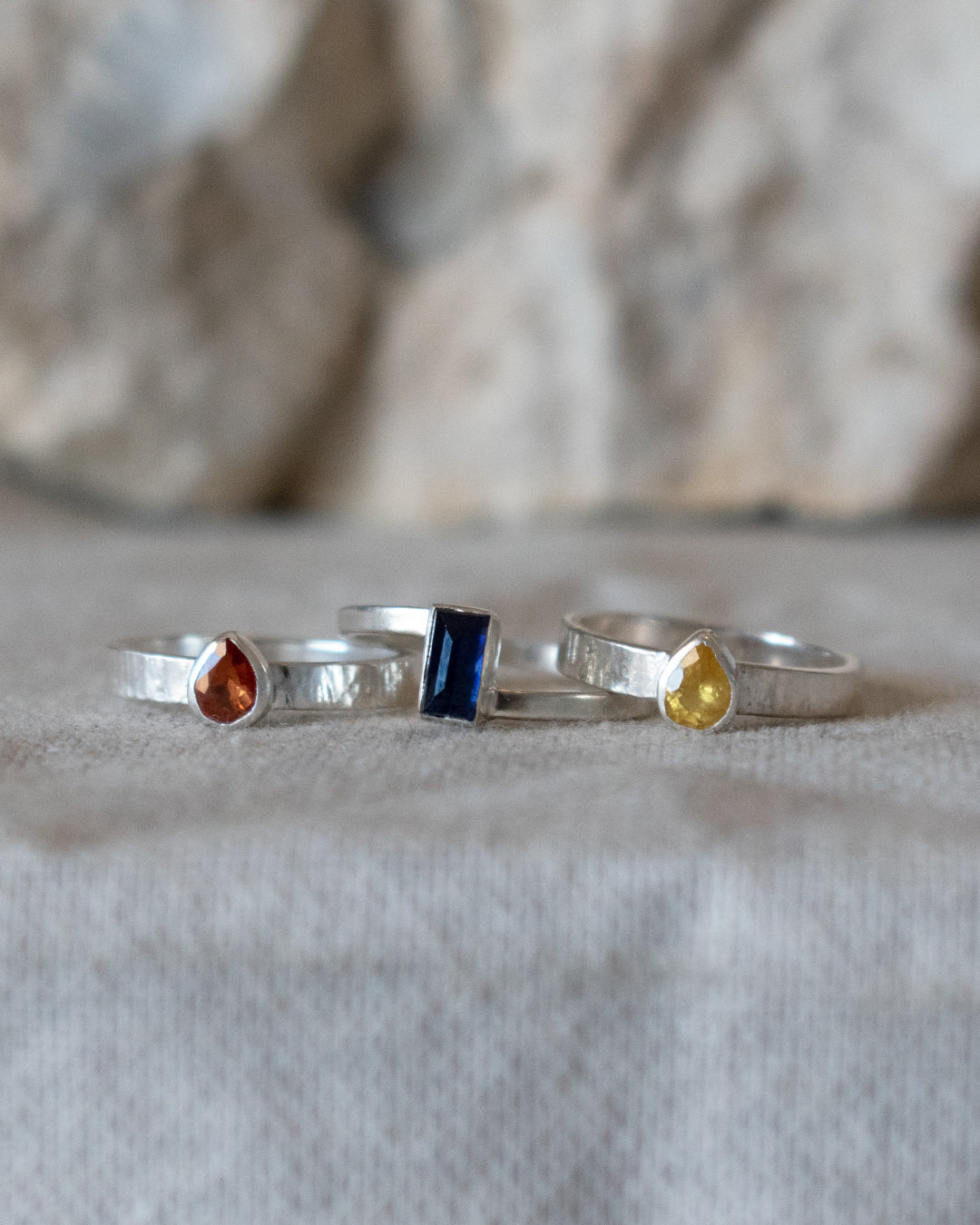 ANILLO ZAFIRO NARANJA