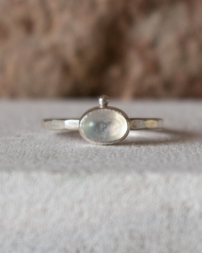 ANILLO PIEDRA LUNA BOLA