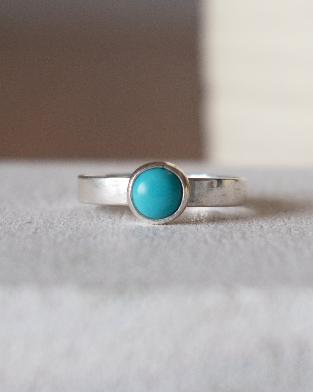 ANILLO TURQUESA REDONDA