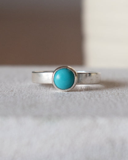 ANILLO TURQUESA REDONDA