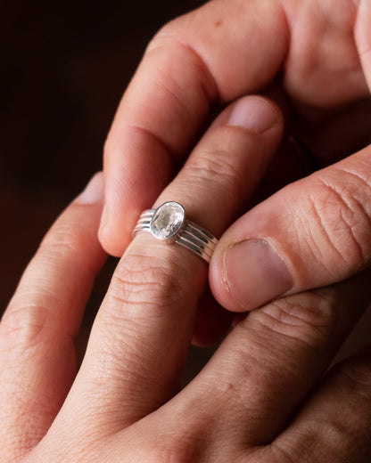 ANILLO MAR TOPACIO BLANCO
