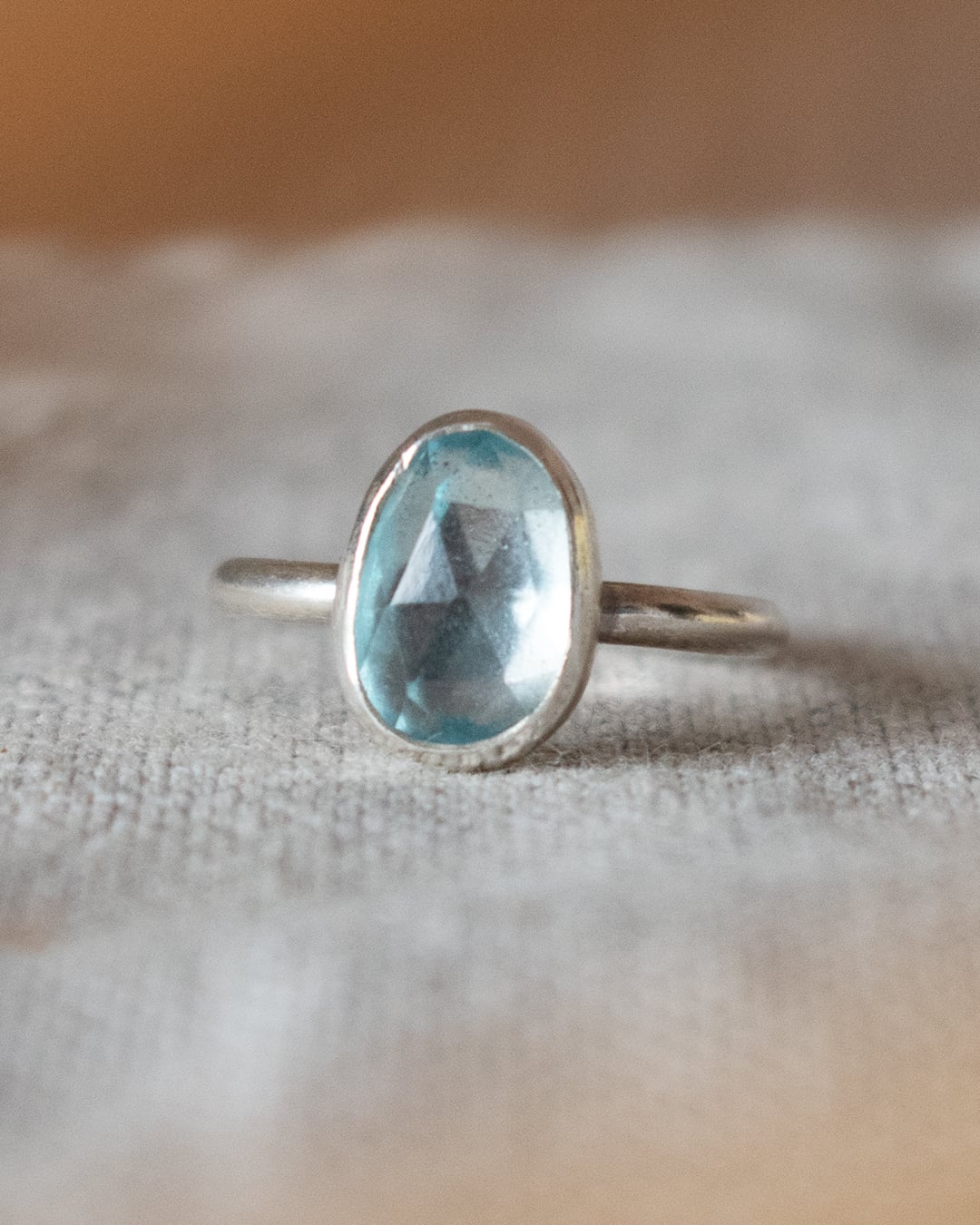 ANILLO TOPACIO AZUL