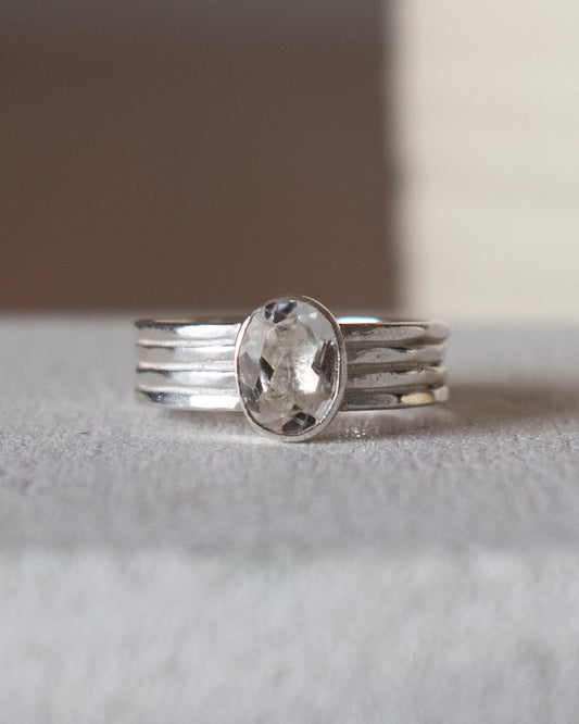 ANILLO MAR TOPACIO BLANCO