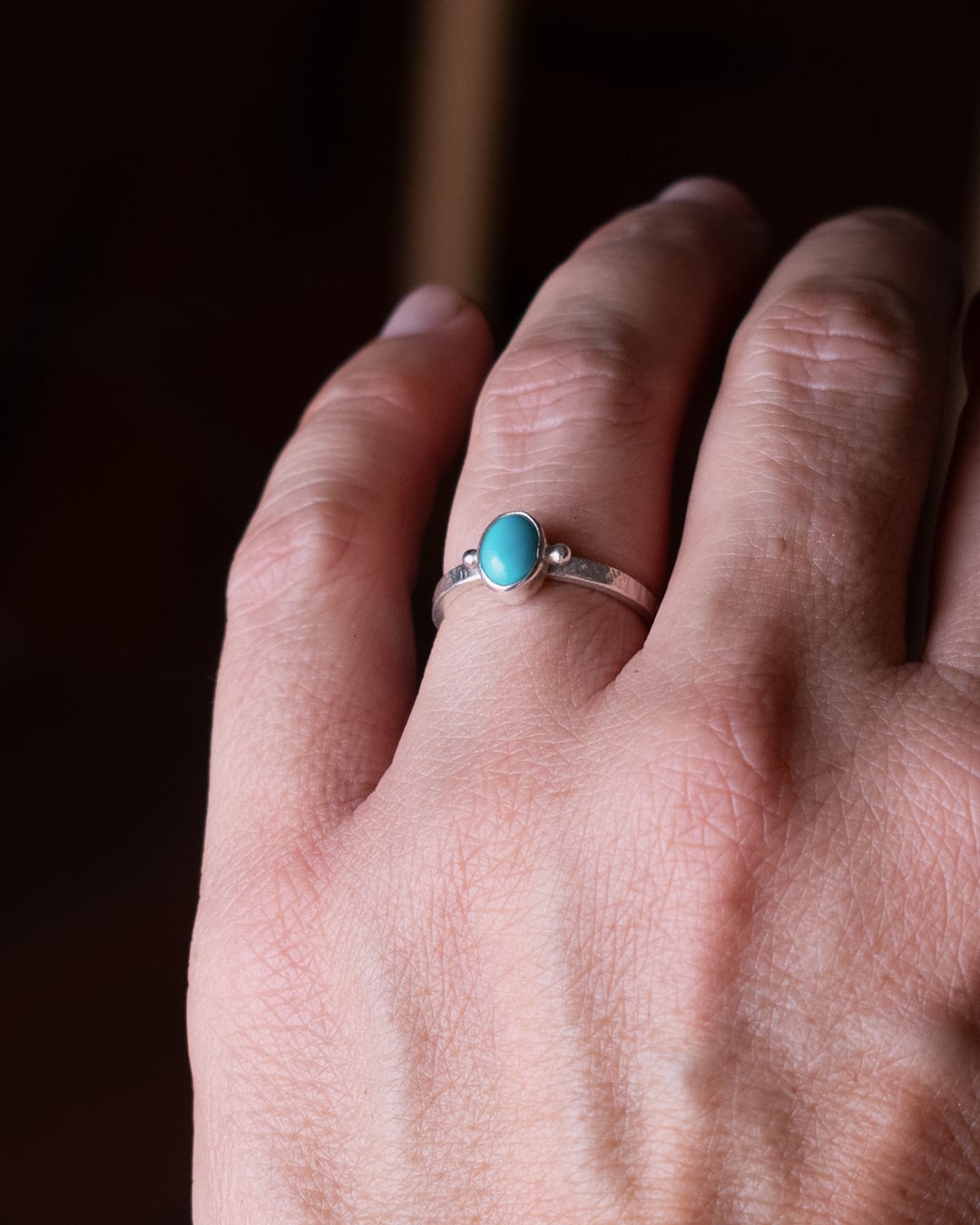 ANILLO TURQUESA OVAL