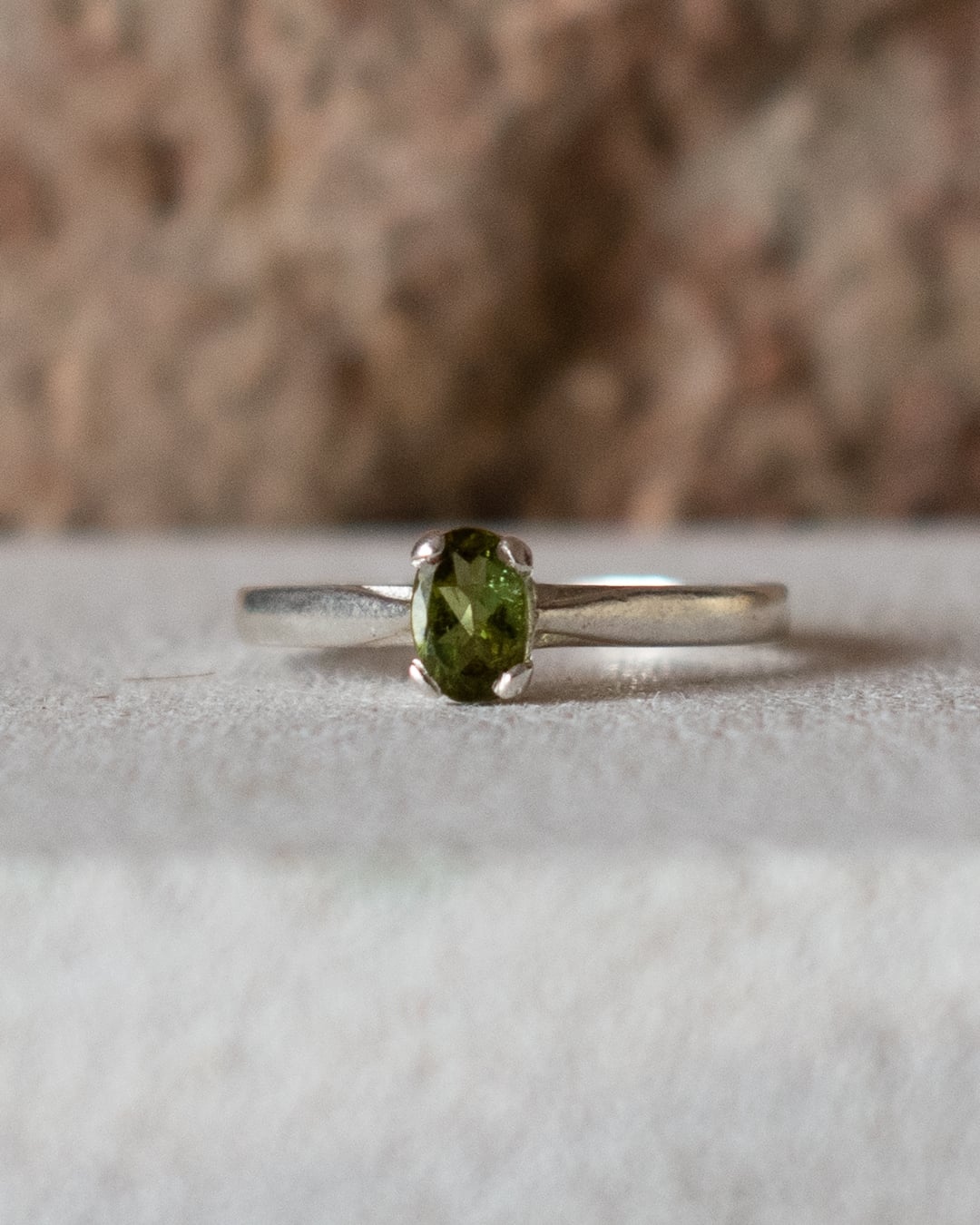 SOLITARIO TURMALINA VERDE