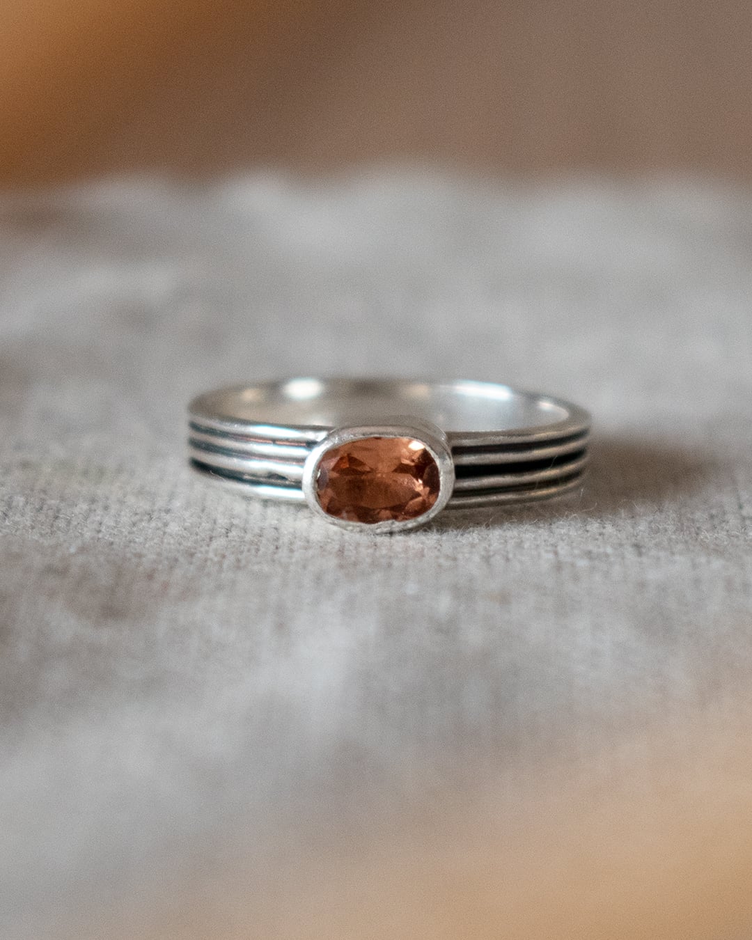 ANILLO COSMOS TURMALINA MELICOTON