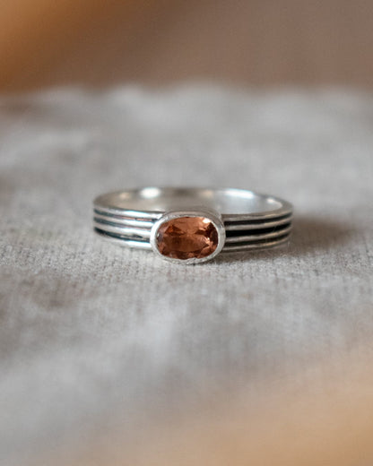 ANILLO COSMOS TURMALINA MELICOTON