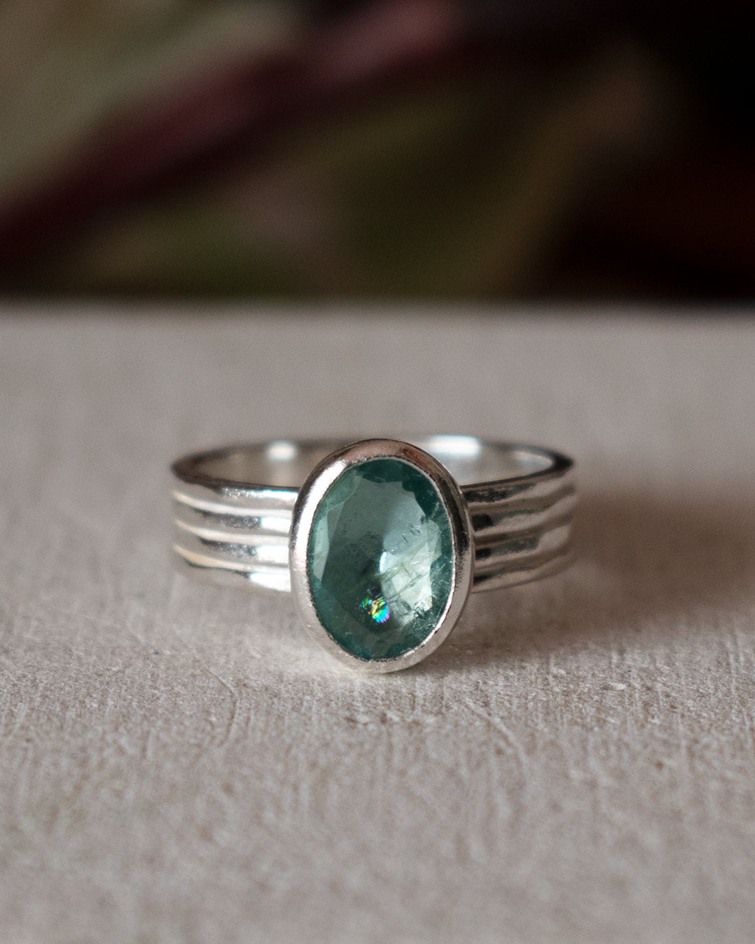 ANILLO MAR DE AGUAMARINA