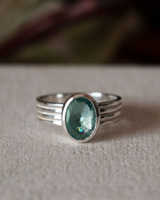 ANILLO MAR DE AGUAMARINA