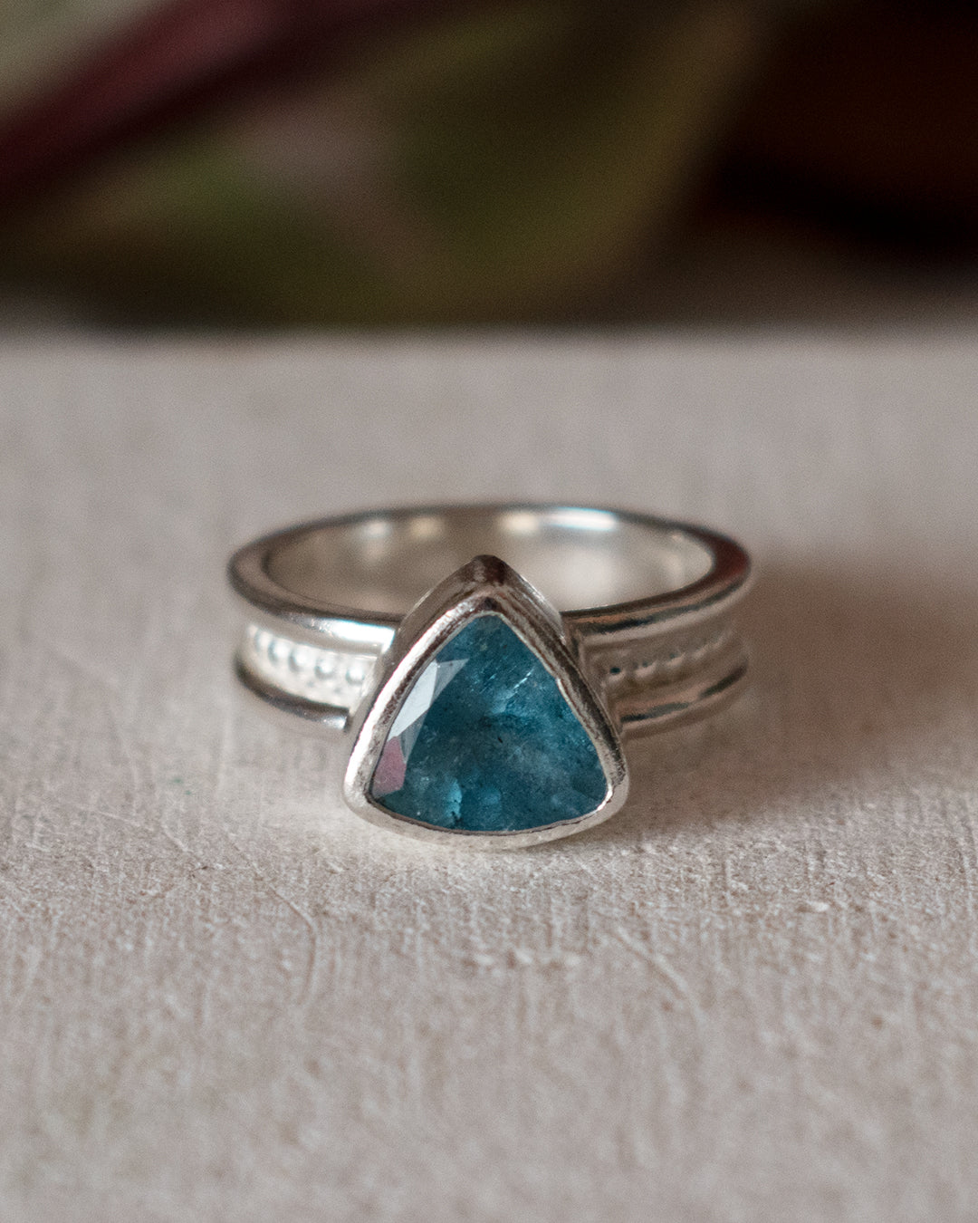 ANILLO DHARMA DE AGUAMARINA