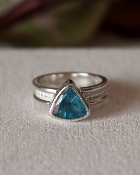 ANILLO DHARMA DE AGUAMARINA