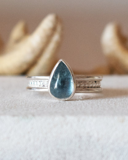 ANILLO DHARMA DE AGUAMARINA