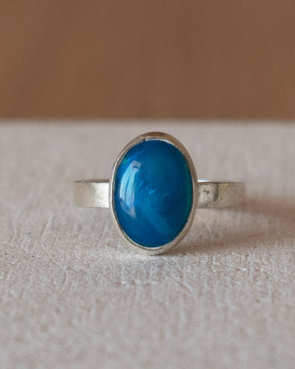 ANILLO ÓPALO AHUMADO
