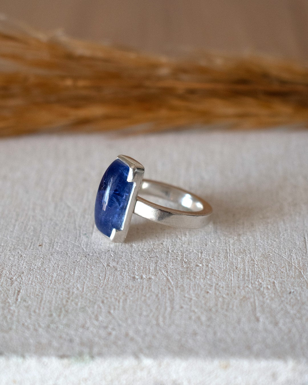 ANILLO TANZANITA RECTAGULAR