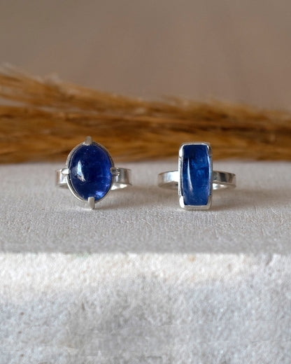ANILLO TANZANITA RECTAGULAR