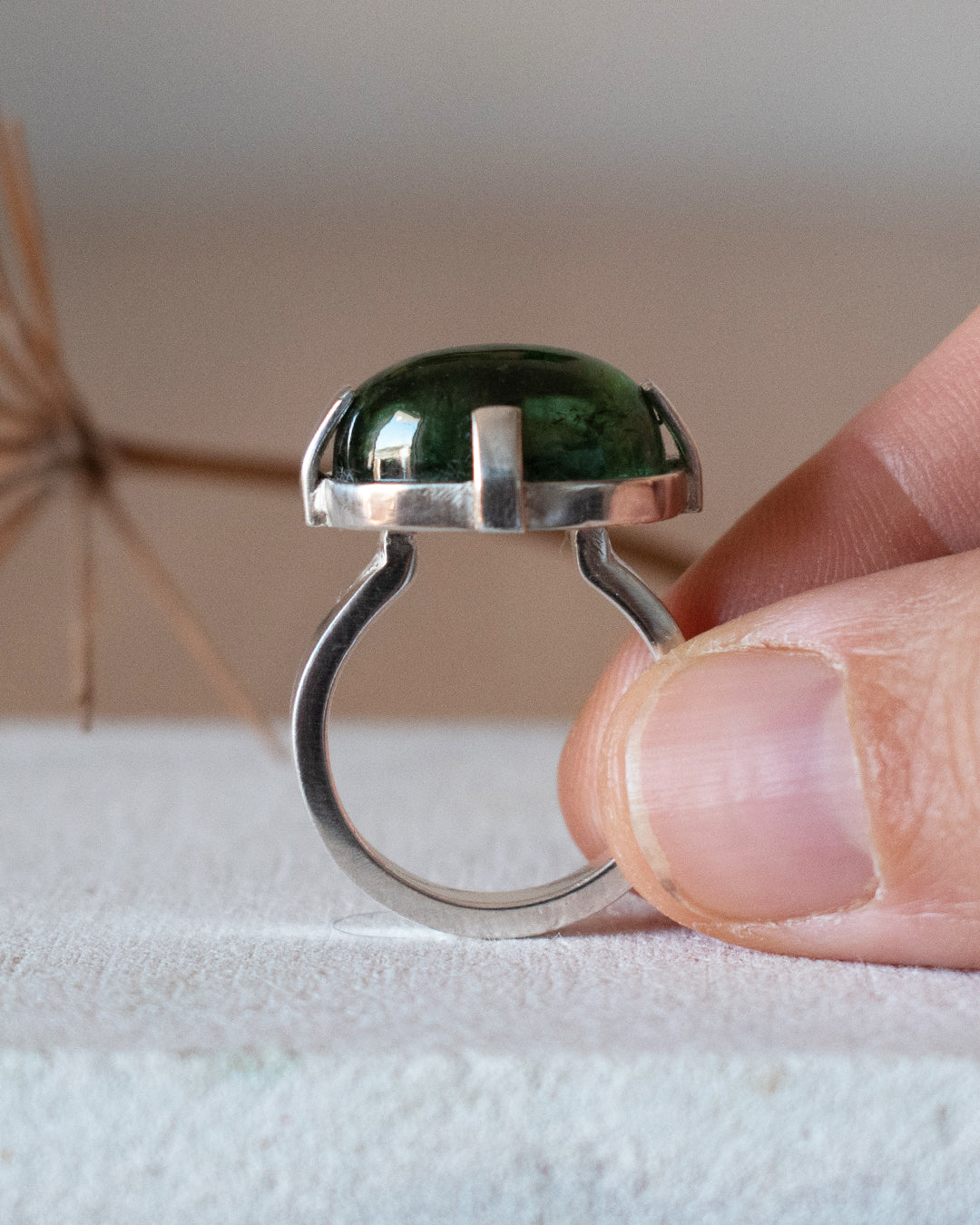 ANILLO TURMALINA VERDE