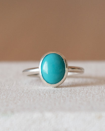 ANILLO TURQUESA ARIZONA OVALADA
