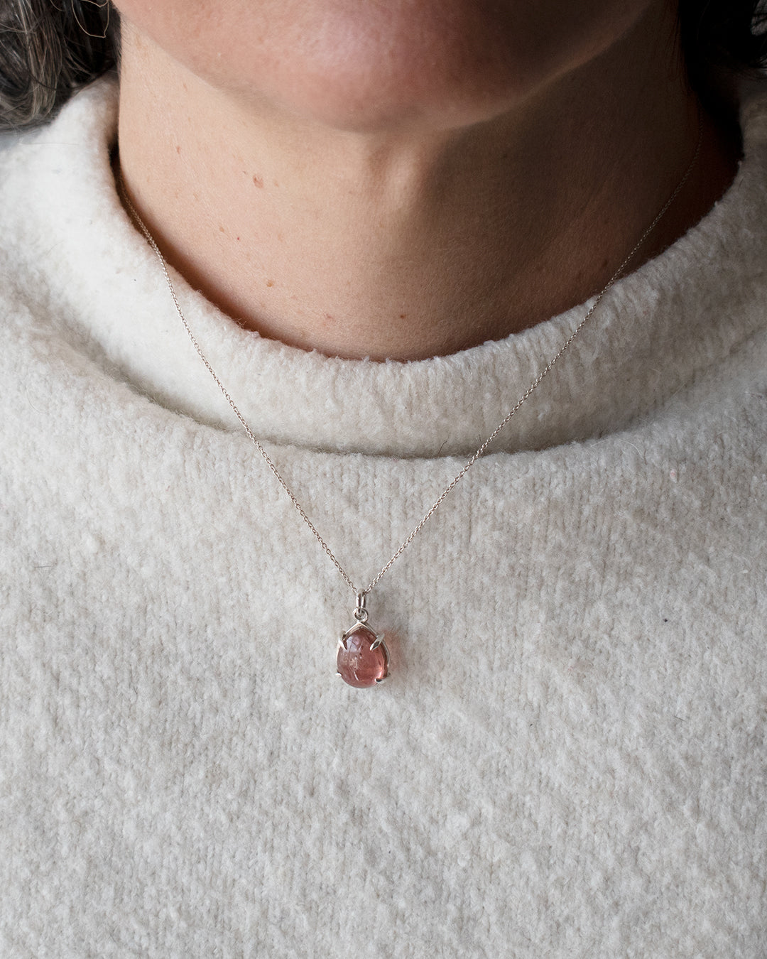 COLLAR TURMALINA GOTA