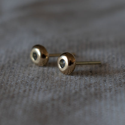 PENDIENTES GUIJARRO DE ZAFIRO