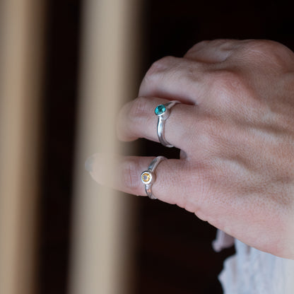 ANILLO DUNA CON PIEDRA DE NACIMIENTO