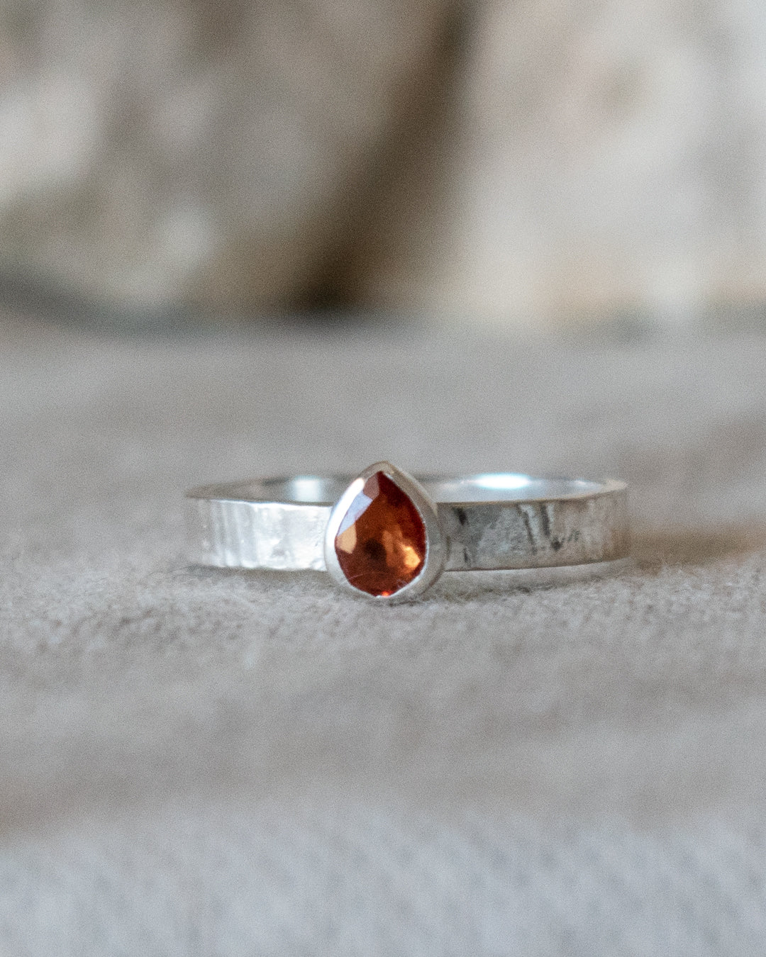 ANILLO ZAFIRO NARANJA